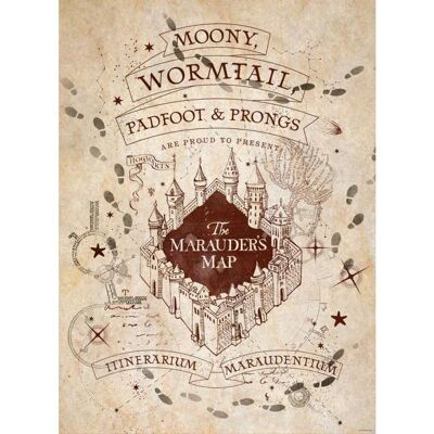 Pyramid Harry Potter: Map And School List 38 × 52 cm Pyramid Harry Potter: Map And School List 38 × 52 cm
