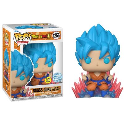 Funko Pop! Animation SSGSS Goku (Kaio-Ken Times Twenty) (GW) 1256 Funko Pop! Animation SSGSS Goku (Kaio-Ken Times Twenty) (GW) 1256