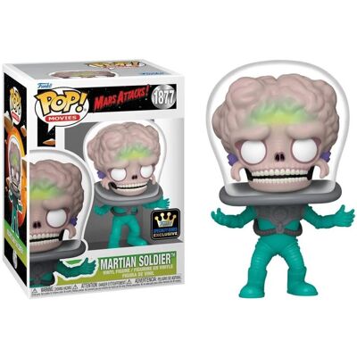 Funko Pop! Mars Attacks! Martian Soldier Exclusive 1877 Funko Pop! Mars Attacks! Martian Soldier Exclusive 1877