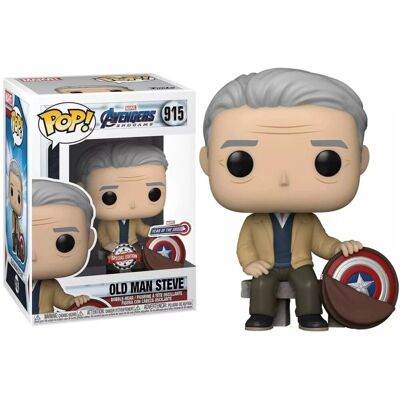 Funko Pop! Marvel Avengers Endgame Old Man Steve 915 Funko Pop! Marvel Avengers Endgame Old Man Steve 915