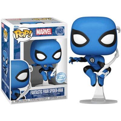 Funko Pop! Marvel Fantastic Four Spider-Man Blue Suit 1451 Funko Pop! Marvel Fantastic Four Spider-Man Blue Suit 1451