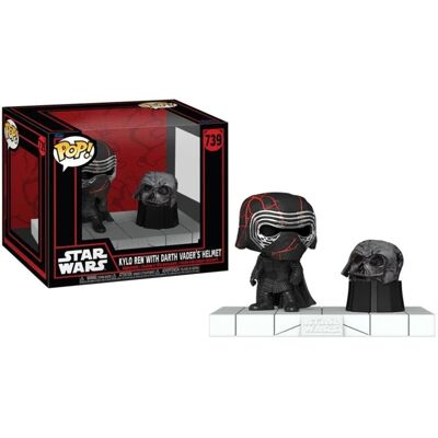 Funko Pop! Star Wars Dark Side Kylo Ren with Darth Vader' s Helmet Funko Pop! Star Wars Dark Side Kylo Ren with Darth Vader' s Helmet