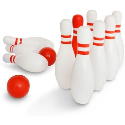 BS Toys Bowling – červená & biela BS Toys Bowling – červená & biela