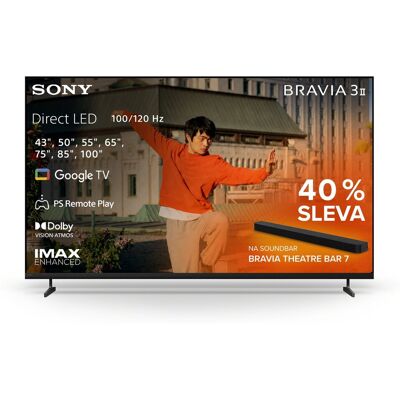 50" Sony Bravia 3 II (K50XR35M2PB.CEI) 50" Sony Bravia 3 II (K50XR35M2PB.CEI)