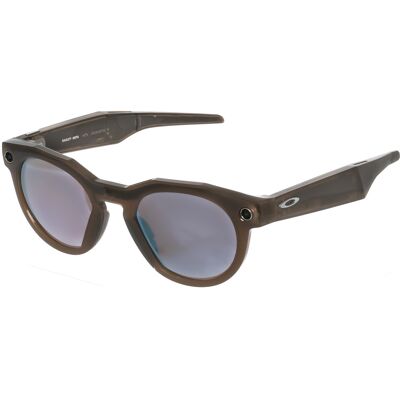 Meta Oakley Meta HSTN Smart Glasses – Brown Smoke, Prizm Deep Water Polarized Meta Oakley Meta HSTN Smart Glasses – Brown Smoke, Prizm Deep Water Polarized