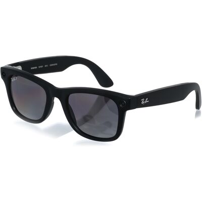 Meta RAY-BAN Meta Wayfarer (Standard) Smart Glasses (Gen 2) – Matte Black, Grey Polarized Gradient Meta RAY-BAN Meta Wayfarer (Standard) Smart Glasses (Gen 2) – Matte Black, Grey Polarized Gradient