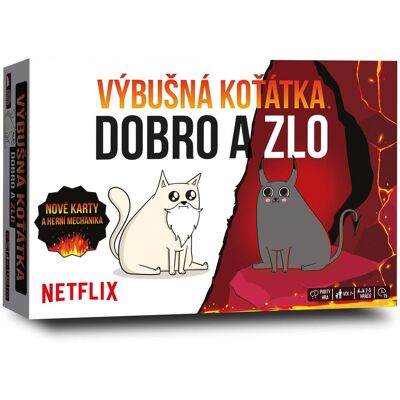 Asmodee Výbušné mačiatka: Dobro a zlo Asmodee Výbušné mačiatka: Dobro a zlo