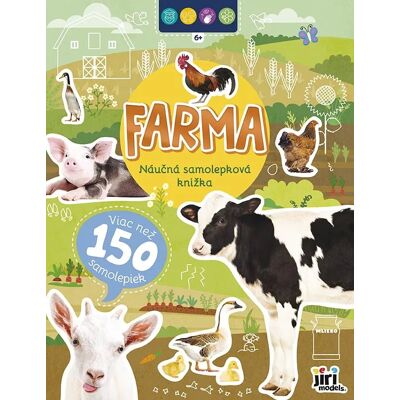 JIRI MODELS Náučná samolepková knižka 6+ Farma JIRI MODELS Náučná samolepková knižka 6+ Farma