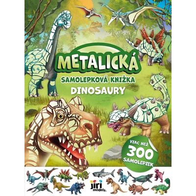 JIRI MODELS Metalická samolepková knižka Dinosaury JIRI MODELS Metalická samolepková knižka Dinosaury