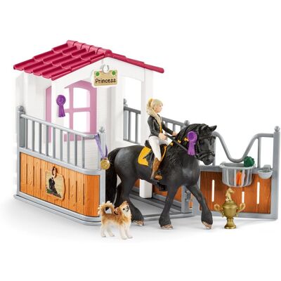 Schleich - Stajňa s koňom klubová, Tori + Princess 42437 Schleich - Stajňa s koňom klubová, Tori + Princess 42437