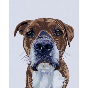 Diamondi – PSÍ POHĽAD, 40 × 50 cm, bez rámu a bez napnutia plátna Diamondi – PSÍ POHĽAD, 40 × 50 cm, bez rámu a bez napnutia plátna