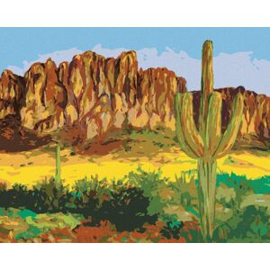 Diamondi – Diamantové maľovanie – ARIZONSKÁ PÚŠTNA KRAJINA, 40 × 50 cm, bez rámu a bez vypnutia plátna Diamondi – Diamantové maľovanie – ARIZONSKÁ PÚŠTNA KRAJINA, 40 × 50 cm, bez rámu a bez vypnutia plátna