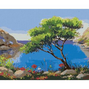 Diamondi – Diamantové maľovanie – MORSKÁ KRAJINA, 40 × 50 cm, vypnuté plátno na rám Diamondi – Diamantové maľovanie – MORSKÁ KRAJINA, 40 × 50 cm, vypnuté plátno na rám