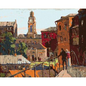Diamondi – MESTSKÁ KRAJINA V MESTE VITEBSK, 40 × 50 cm, bez rámu a bez napnutého plátna Diamondi – MESTSKÁ KRAJINA V MESTE VITEBSK, 40 × 50 cm, bez rámu a bez napnutého plátna