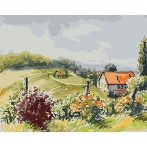 Diamondi – Diamantové maľovanie – KRAJINA S VINICAMI, 40 × 50 cm, bez rámu a bez vypnutia plátna Diamondi – Diamantové maľovanie – KRAJINA S VINICAMI, 40 × 50 cm, bez rámu a bez vypnutia plátna