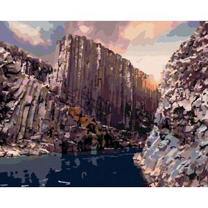Diamondi – ÚŽASNÁ KRAJINA NA ISLANDE, 40 × 50 cm, bez rámu a bez napnutého plátna Diamondi – ÚŽASNÁ KRAJINA NA ISLANDE, 40 × 50 cm, bez rámu a bez napnutého plátna