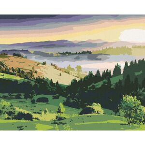 Diamondi – KRAJINA KOPCE A STROMY, 40 × 50 cm, napnuté plátno na rám Diamondi – KRAJINA KOPCE A STROMY, 40 × 50 cm, napnuté plátno na rám