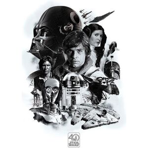 Pyramid Star Wars Montage 40Th Anniversary Pyramid Star Wars Montage 40Th Anniversary
