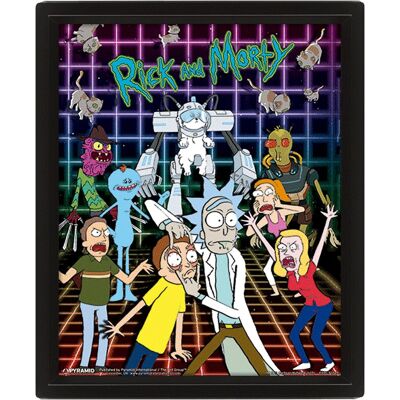 Pyramid Ricky a Morty 3D Pyramid Ricky a Morty 3D