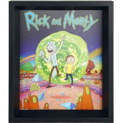 Pyramid Rick And Morty: Portal – 3D Obraz Pyramid Rick And Morty: Portal – 3D Obraz