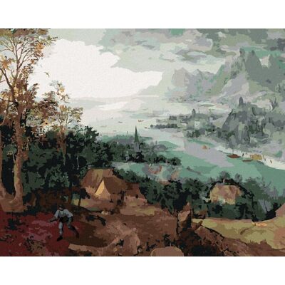 Diamondi – Diamantové maľovanie – KRAJINA S ROZSIEVAČOM (PIETER BRUEGEL), 40 × 50 cm, bez rámu a bez vypnutia plátna Diamondi – Diamantové maľovanie – KRAJINA S ROZSIEVAČOM (PIETER BRUEGEL), 40 × 50 cm, bez rámu a bez vypnutia plátna