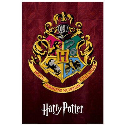 Pyramid Harry Potter Hogwarts School Crest Pyramid Harry Potter Hogwarts School Crest