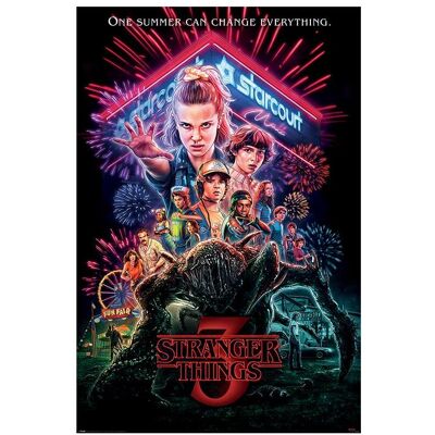 Pyramid Netflix Stranger Things Season 3 Summer Of 85 Pyramid Netflix Stranger Things Season 3 Summer Of 85
