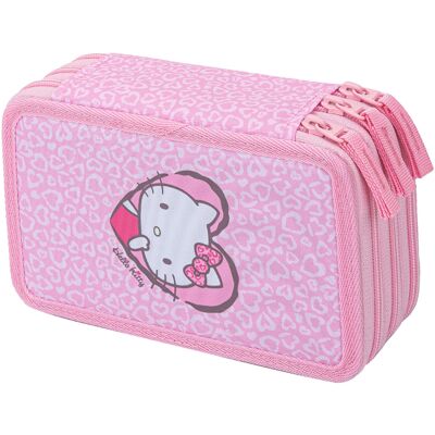 BAAGL Školský peračník trojposchodový Hello Kitty Sweet Leopard GRS BAAGL Školský peračník trojposchodový Hello Kitty Sweet Leopard GRS