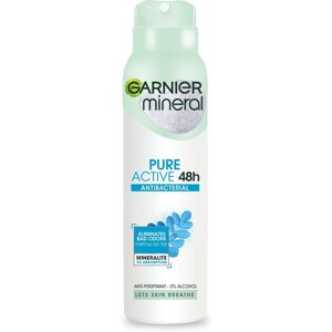 GARNIER Mineral Pure Active Antibacterial Sprej Antiperspirant 150 ml GARNIER Mineral Pure Active Antibacterial Sprej Antiperspirant 150 ml