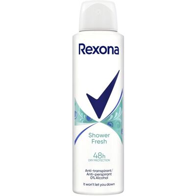 Rexona Shower Clean antiperspirant v spreji 150 ml Rexona Shower Clean antiperspirant v spreji 150 ml