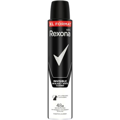 REXONA For Men Invisible B&W; 200 ml REXONA For Men Invisible B&W; 200 ml