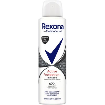 Rexona Active Protection + Invisible antiperspirant sprej 150 ml Rexona Active Protection + Invisible antiperspirant sprej 150 ml