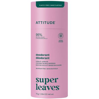 ATTITUDE Super Leaves Deodorant White Tea Leaves 85 g ATTITUDE Super Leaves Deodorant White Tea Leaves 85 g