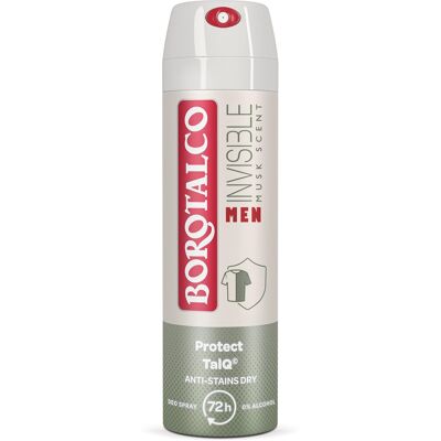 BOROTALCO Men Invisible Musk Scent Deo Spray 150 ml BOROTALCO Men Invisible Musk Scent Deo Spray 150 ml