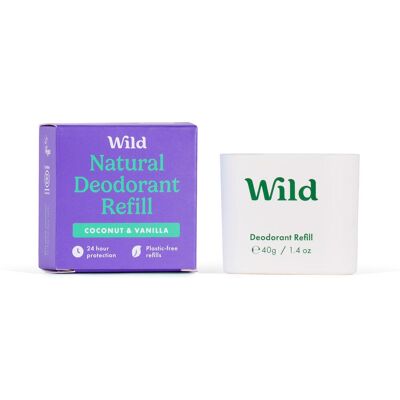 WILD Refill Coconut & Vanilla 40 g WILD Refill Coconut & Vanilla 40 g