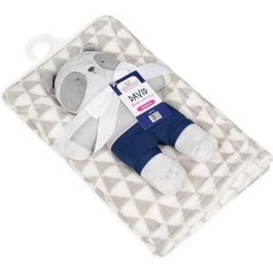 MULTITEX BABYMATEX Deka s hračkou Panda Grey 75 × 100 cm MULTITEX BABYMATEX Deka s hračkou Panda Grey 75 × 100 cm