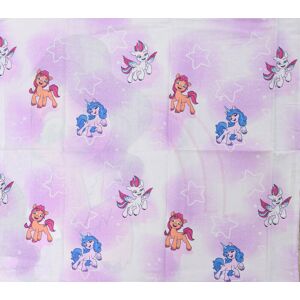 TEXTILOMANIE Detské bavlnené obliečky MY LITTLE PONY STARS biele 60 × 70 cm/140 × 200 cm TEXTILOMANIE Detské bavlnené obliečky MY LITTLE PONY STARS biele 60 × 70 cm/140 × 200 cm