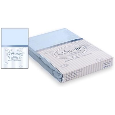 SCAMP Prestieradlo bavlnené modré SCAMP Prestieradlo bavlnené modré