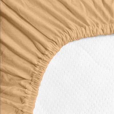 Kaptan Plachta Jersey Lux do postieľky 60 x 120 cm béžová Kaptan Plachta Jersey Lux do postieľky 60 x 120 cm béžová