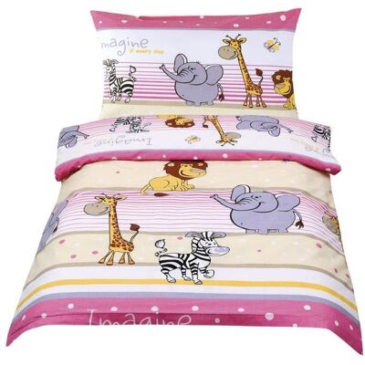 Bellatex Beáta – 100 × 135; 45 × 60 cm – safari, ružová Bellatex Beáta – 100 × 135; 45 × 60 cm – safari, ružová