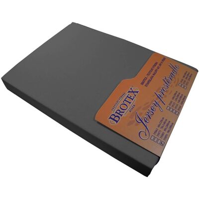 Brotex Jersey prestieradlo tmavo sivé, 70 × 140 cm detské Brotex Jersey prestieradlo tmavo sivé, 70 × 140 cm detské