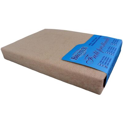 Brotex Froté prestieradlo 60 × 120 cm, svetlo béžové, detské Brotex Froté prestieradlo 60 × 120 cm, svetlo béžové, detské