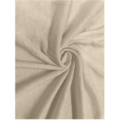 Kaptan plachta jersey do postieľky – 60 × 120 krémová Kaptan plachta jersey do postieľky – 60 × 120 krémová