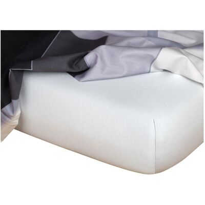 Dadka Džersej prestieradlo strieborné 60 × 120 × 10 cm Dadka Džersej prestieradlo strieborné 60 × 120 × 10 cm
