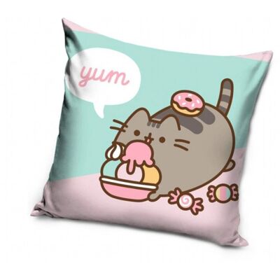 Carbotex Obliečka na vankúšik Mačička Pusheen desiata 40 × 40 cm Carbotex Obliečka na vankúšik Mačička Pusheen desiata 40 × 40 cm