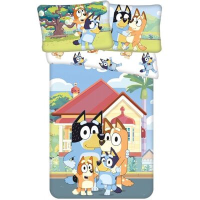 Jerry Fabrics Obliečky do postieľky Bluey 061 baby 100 × 135, 40 × 60 cm Jerry Fabrics Obliečky do postieľky Bluey 061 baby 100 × 135, 40 × 60 cm