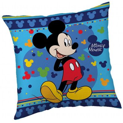 Jerry Fabrics Vankúšik Mickey Blue 40 × 40 cm Jerry Fabrics Vankúšik Mickey Blue 40 × 40 cm