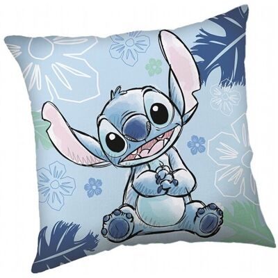 Jerry Fabrics Vankúšik Lilo a Stitch 40 × 40 cm Blue Jerry Fabrics Vankúšik Lilo a Stitch 40 × 40 cm Blue