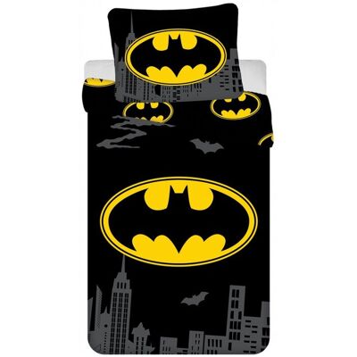 Jerry Fabrics Obliečky Batman The Emblem 140 × 200, 70 × 90 cm Jerry Fabrics Obliečky Batman The Emblem 140 × 200, 70 × 90 cm