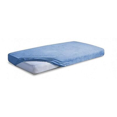Maceshka Nepriepustné prestieradlo froté 120 × 60cm modrá Maceshka Nepriepustné prestieradlo froté 120 × 60cm modrá